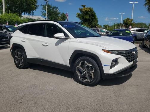 Serenity White Pearl 2023 Hyundai TUCSON Limited