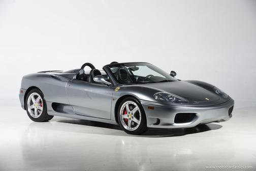 Silver 2004 Ferrari 360 Spider Base