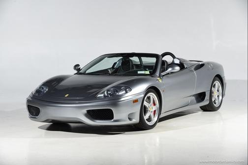 Silver 2004 Ferrari 360 Spider Base