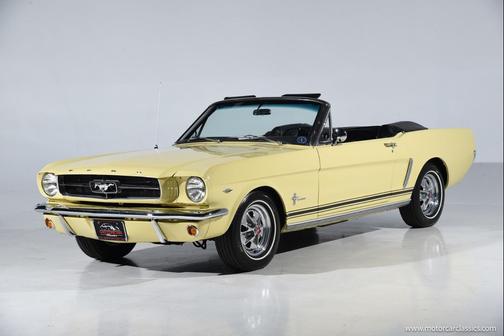 Yellow 1965 Ford Mustang Base