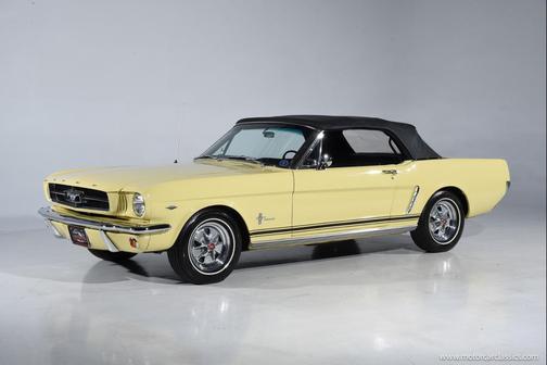 Yellow 1965 Ford Mustang Base