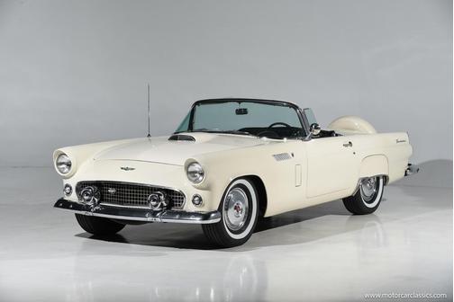 White 1956 Ford Thunderbird Base