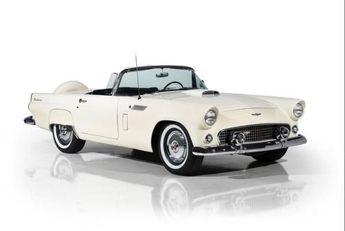 White 1956 Ford Thunderbird Base