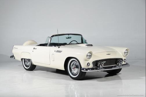 White 1956 Ford Thunderbird Base
