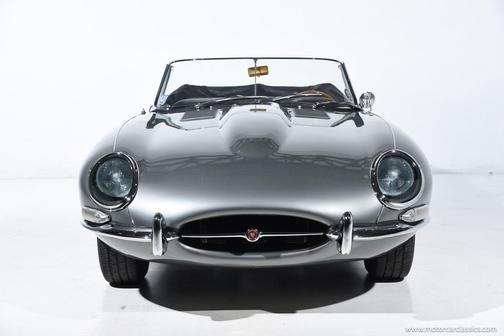 Silver 1966 Jaguar E-Type XKE