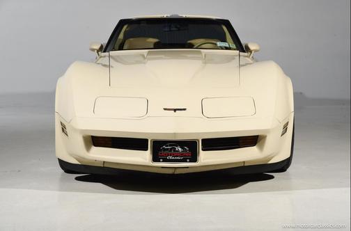 Cream 1980 Chevrolet Corvette Convertible