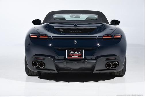 Blue 2025 Ferrari Roma Spider Convertible