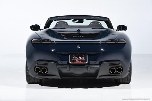 Blue 2025 Ferrari Roma Spider Convertible