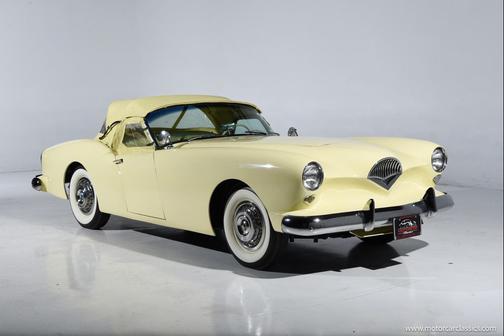 Yellow 1954 Kaiser Darrin Convertible