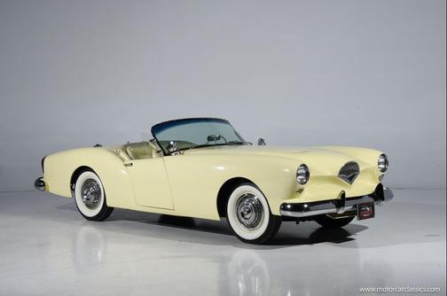 Yellow 1954 Kaiser Darrin Convertible