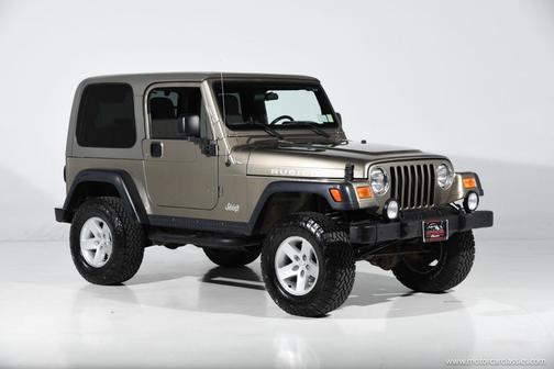 Gold 2004 Jeep Wrangler Rubicon