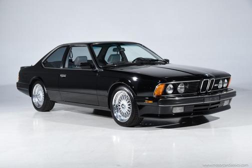Black 1988 BMW M6 Base