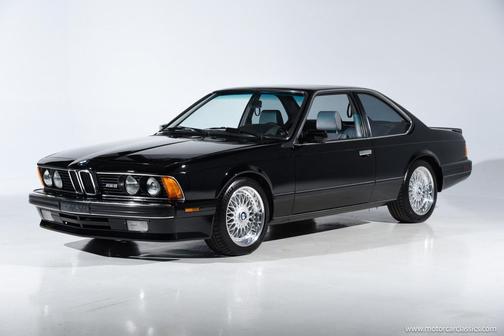 Black 1988 BMW M6 Base