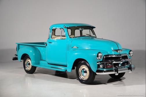 Teal 1955 Chevrolet 3100 Base