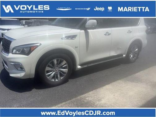 White 2017 INFINITI QX80 Base