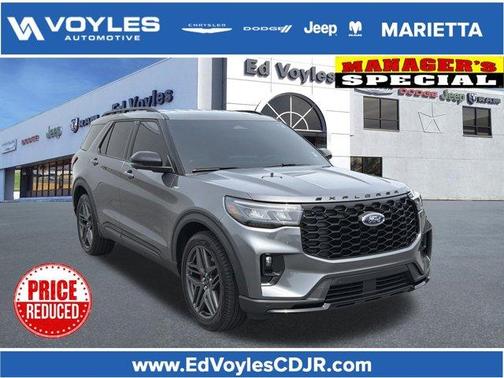 Gray Metallic 2025 Ford Explorer ST-Line