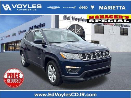 Jazz Blue Pearlcoat 2021 Jeep Compass Latitude