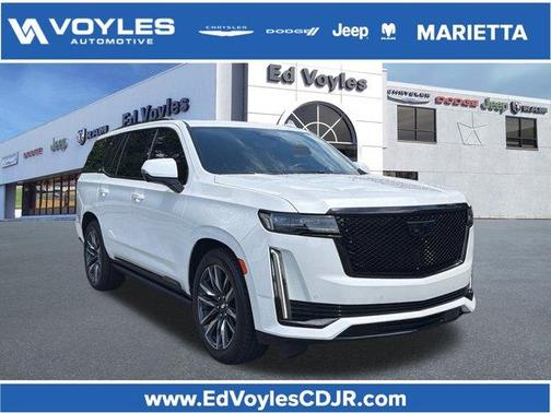 Crystal White Tri-Coat 2021 Cadillac Escalade Sport