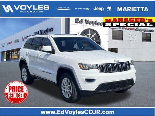 Bright White Clearcoat 2021 Jeep Grand Cherokee Laredo X