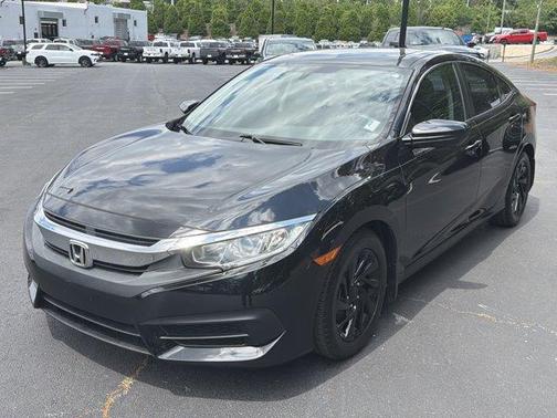 Black 2017 Honda Civic EX