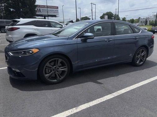 Blue Metallic 2018 Ford Fusion Sport