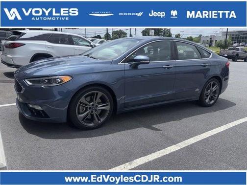 Blue Metallic 2018 Ford Fusion Sport