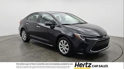 Midnight Black Metallic 2025 Toyota Corolla LE