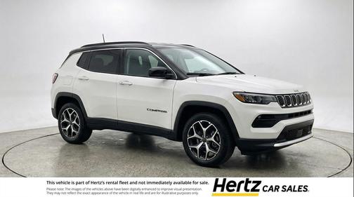 Bright White Clearcoat 2025 Jeep Compass Limited