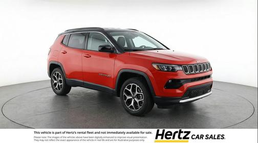 Red Hot Pearlcoat 2025 Jeep Compass Limited