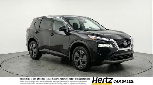 Super Black 2025 Nissan Rogue SV