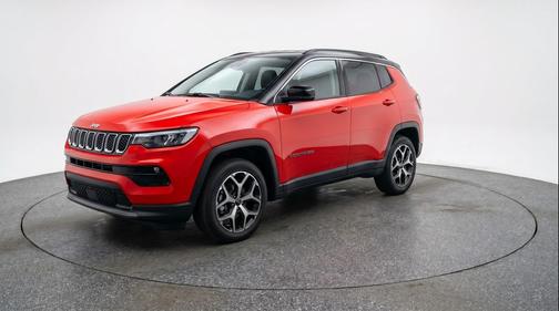 Red Hot Pearlcoat 2025 Jeep Compass Limited