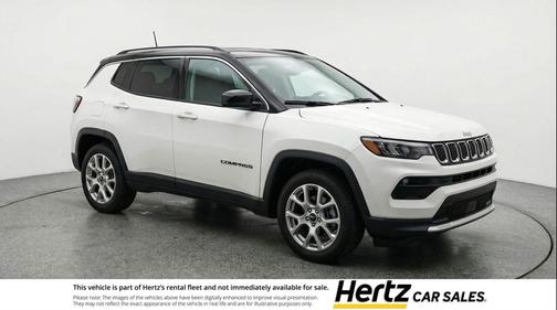 Bright White Clearcoat 2025 Jeep Compass Limited