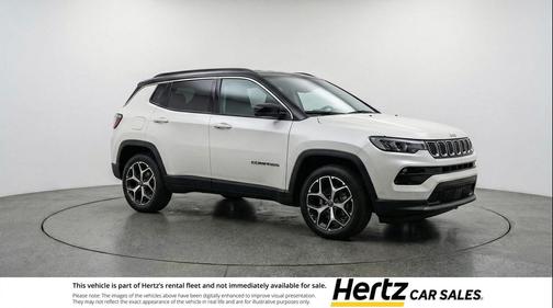 Bright White Clearcoat 2025 Jeep Compass Limited