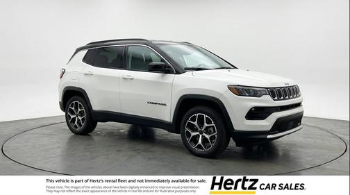 Bright White Clearcoat 2025 Jeep Compass Limited