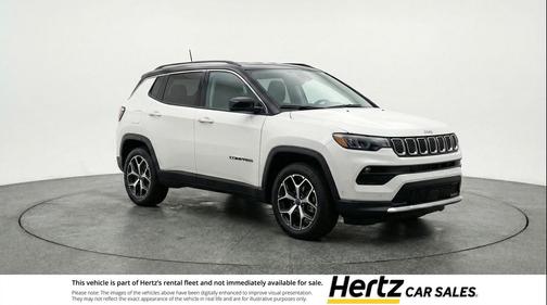 Bright White Clearcoat 2025 Jeep Compass Limited