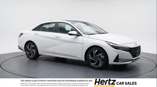 Serenity White 2025 Hyundai ELANTRA SEL