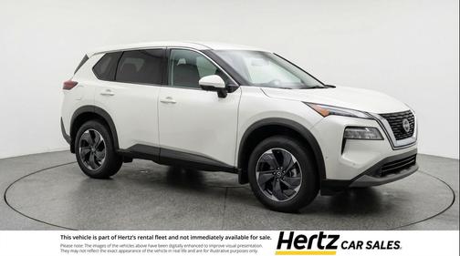 Everest White Pearl Tricoat 2025 Nissan Rogue SV