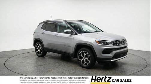Silver Zynith Metallic Clearcoat 2025 Jeep Compass Limited