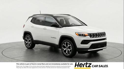 Bright White Clearcoat 2025 Jeep Compass Limited