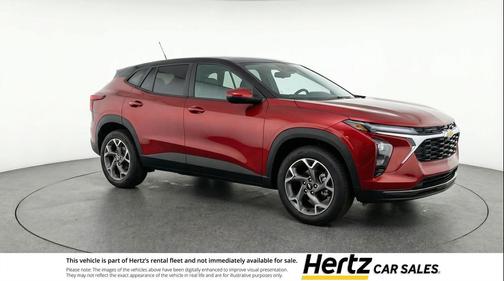 Crimson Metallic 2025 Chevrolet Trax LT