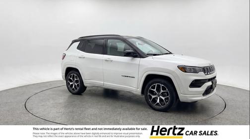 Bright White Clearcoat 2025 Jeep Compass Limited