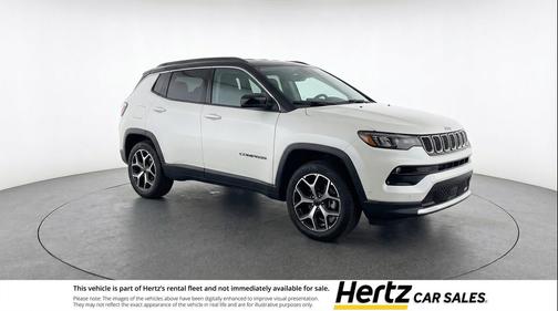 Bright White Clearcoat 2025 Jeep Compass Limited