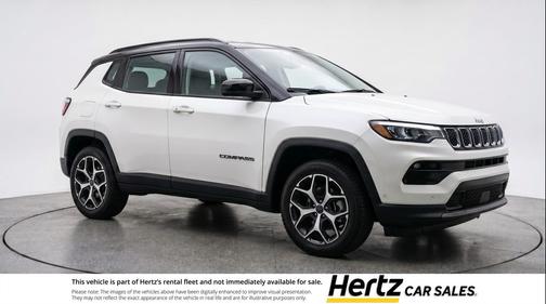 White 2025 Jeep Compass Limited