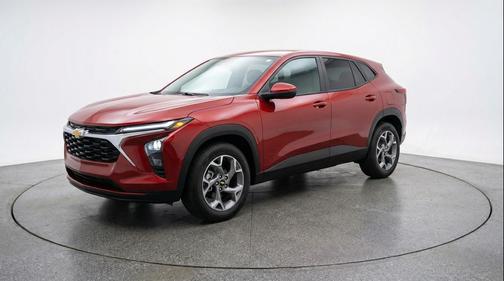 Crimson Metallic 2025 Chevrolet Trax LT