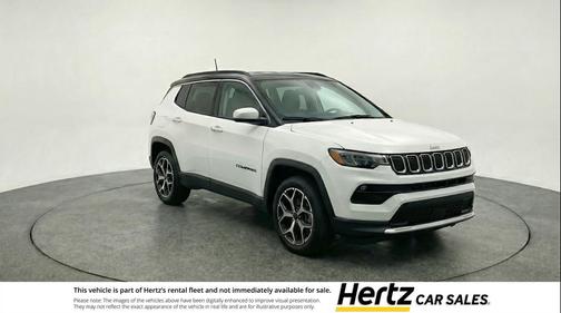 Bright White Clearcoat 2025 Jeep Compass Limited