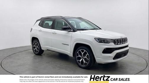 Bright White Clearcoat 2025 Jeep Compass Limited