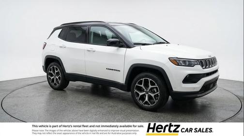 Bright White Clearcoat 2025 Jeep Compass Limited