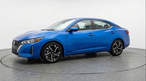 Electric Blue Metallic 2025 Nissan Sentra SV