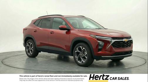 Crimson Metallic 2025 Chevrolet Trax LT