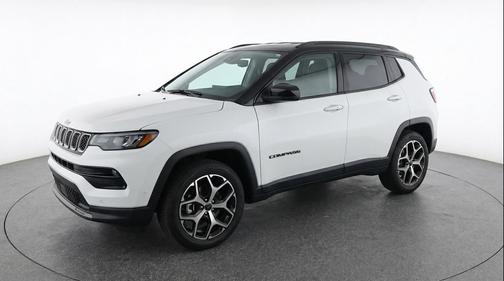 Bright White Clearcoat 2025 Jeep Compass Limited